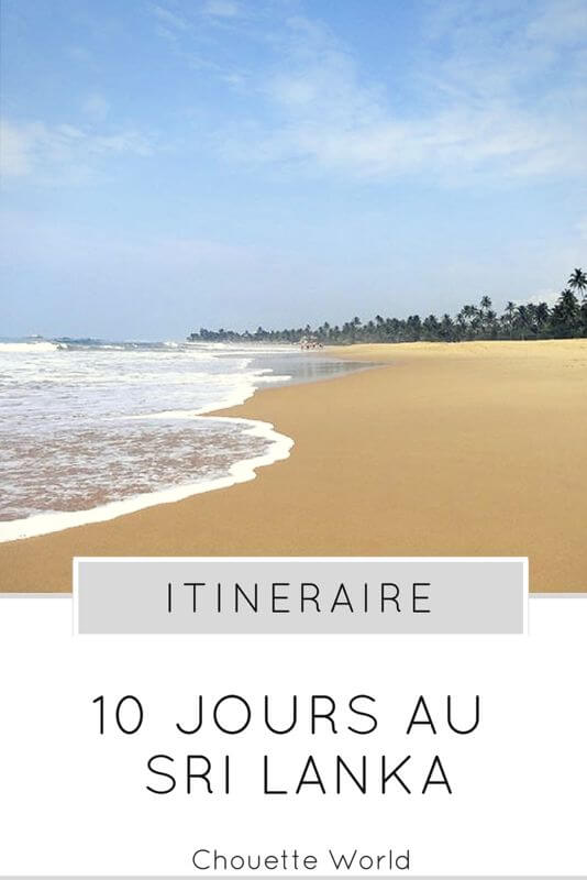10 jours au Sri Lanka : itinéraire
