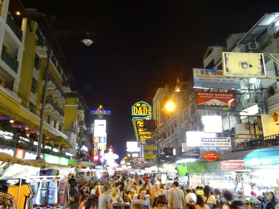 khao san road bangkok thailande