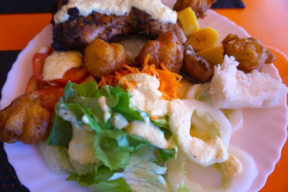 assiette antillaise guadeloupe