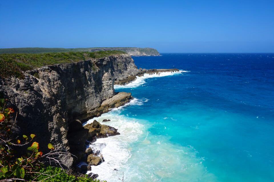 porte d'enfer trace des falaises guadeloupe