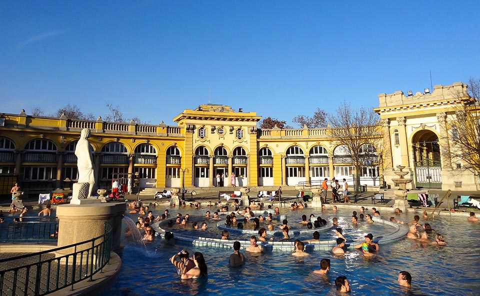Weekend à Budapest bains