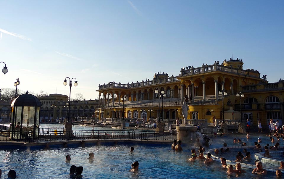Weekend à Budapest bains