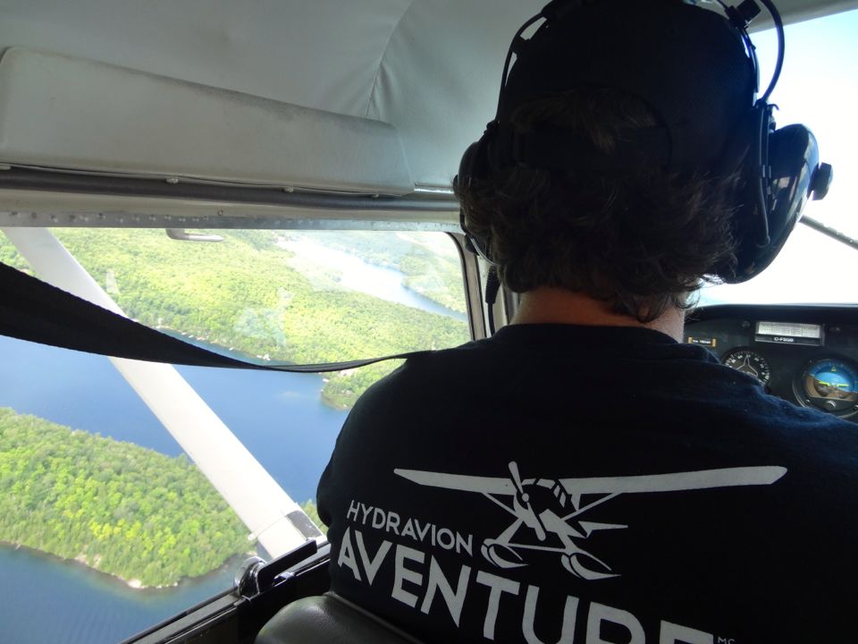 survoler la mauricie en hydravion