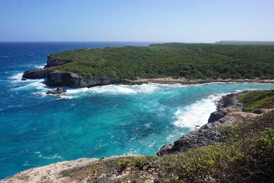 Porte d’Enfer trace des falaises guadeloupe