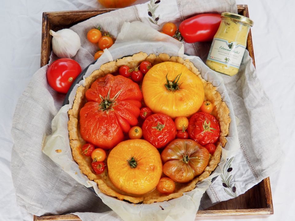tarte tomates moutarde