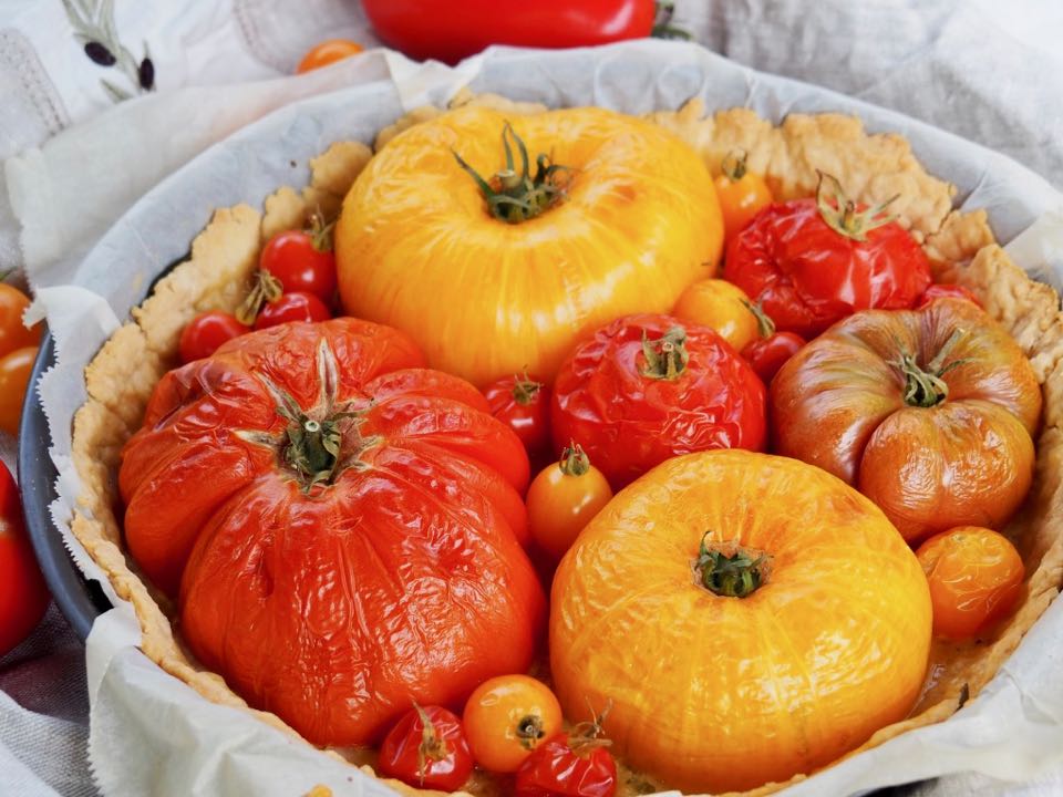 tarte tomates moutarde