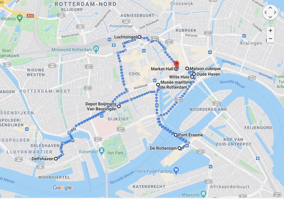 Visiter Rotterdam en 1 jour : itineraire