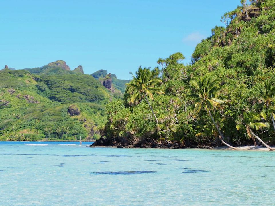 visiter huahine : lagon