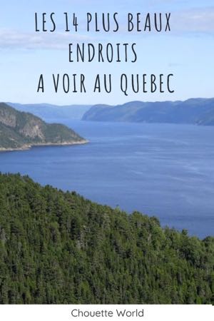 QUE VOIR AU QUEBEC