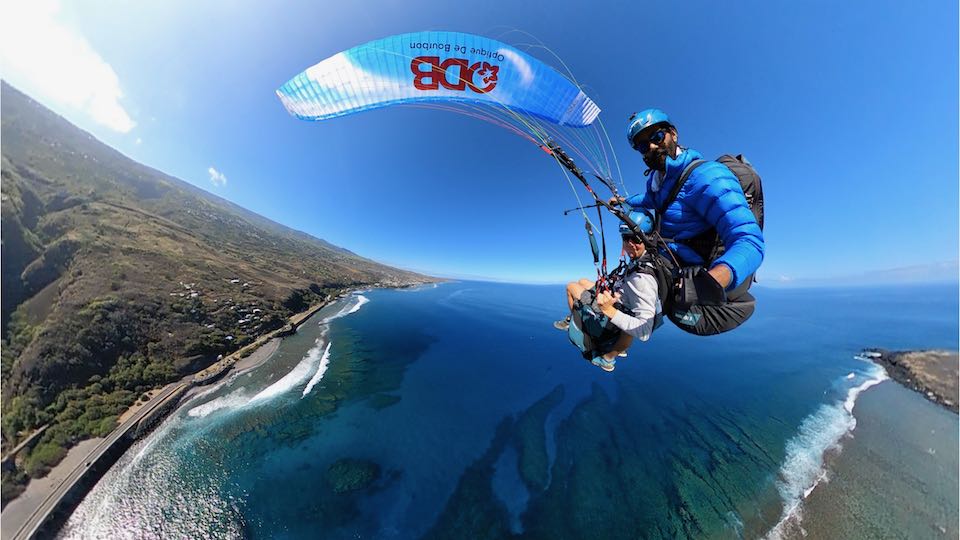 parapente réunion