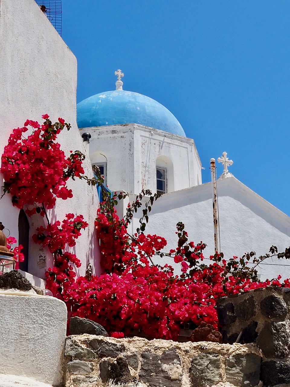 visiter santorin megalochori