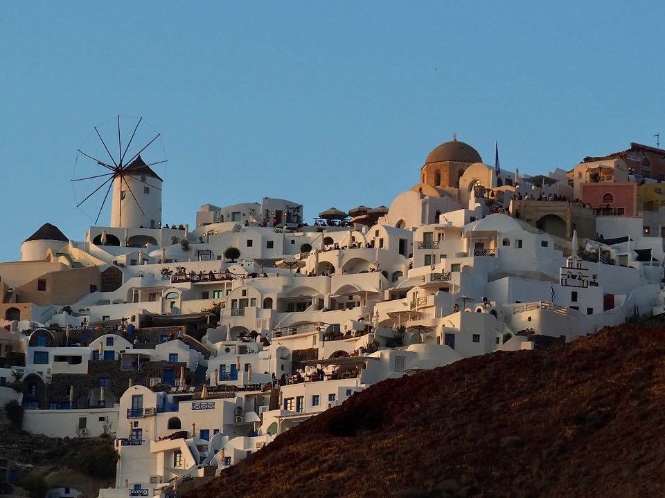 coucher de soleil oia