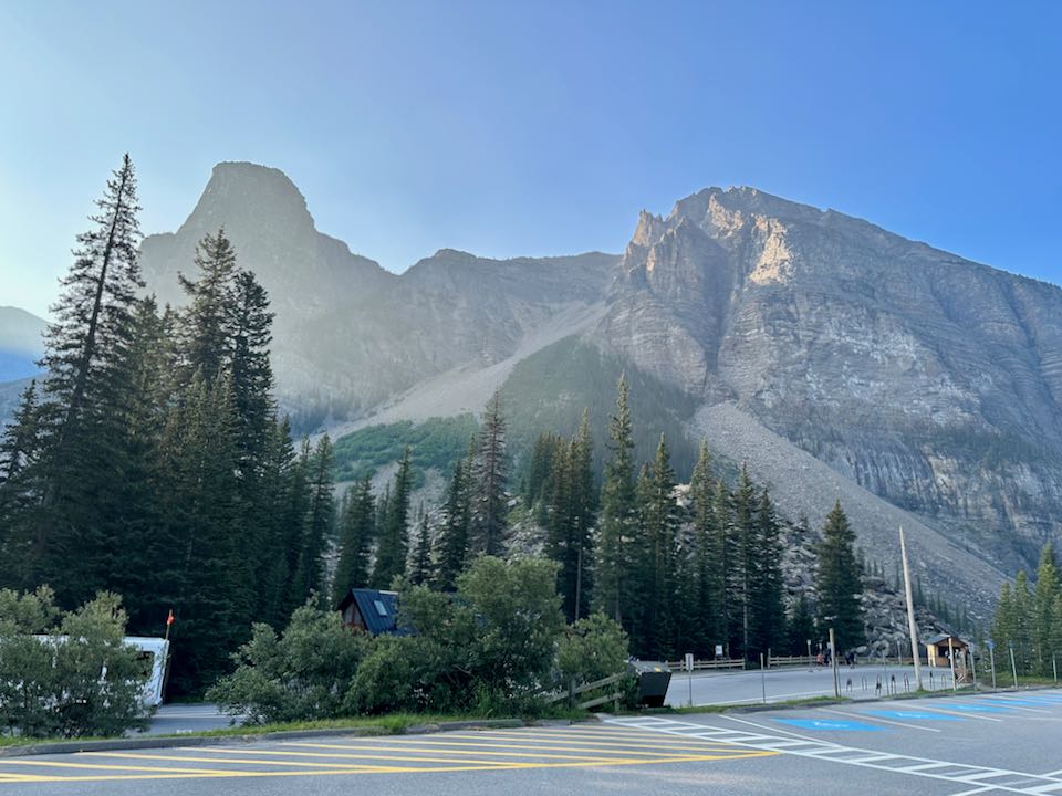 comment accéder au lac Moraine