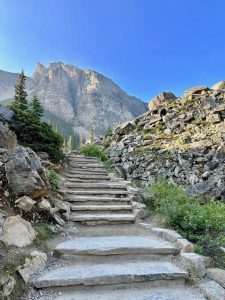 parc national de banff moraine