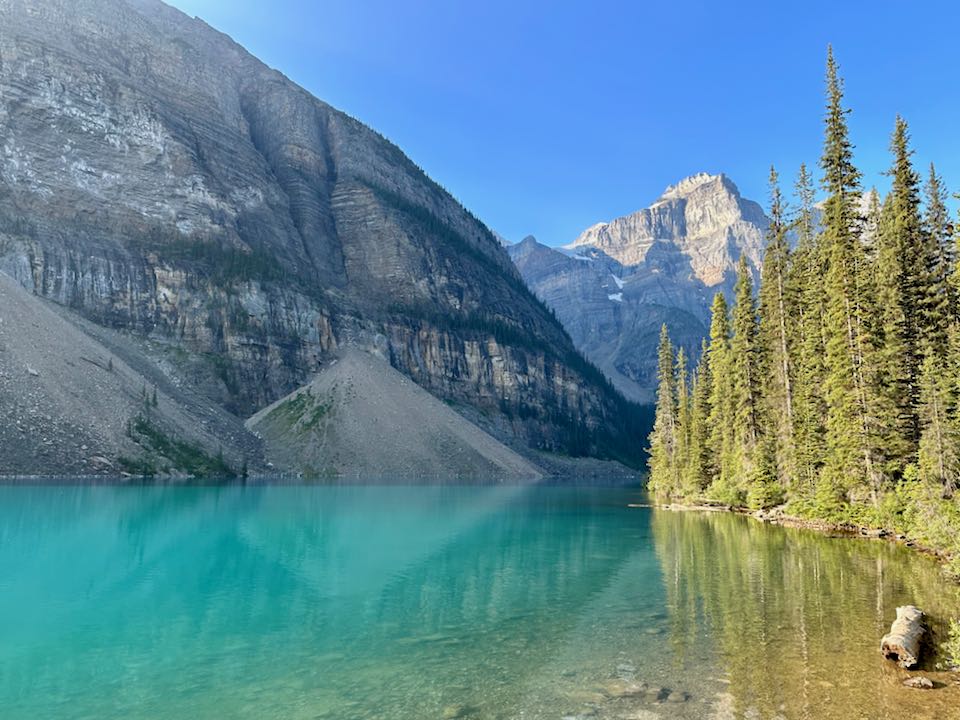 parc national de banff moraine