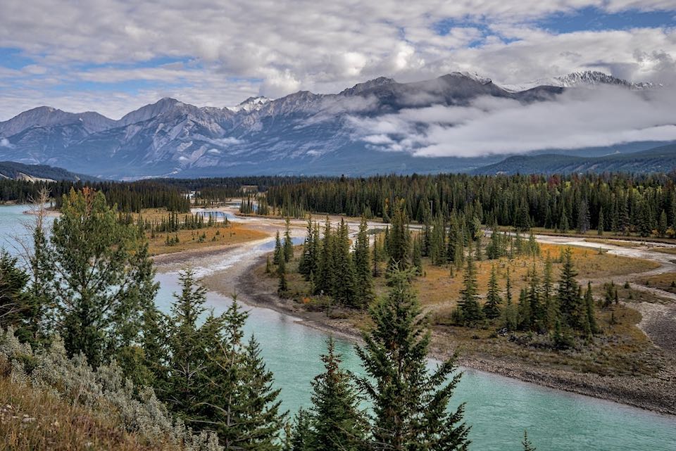route des glaciers canada