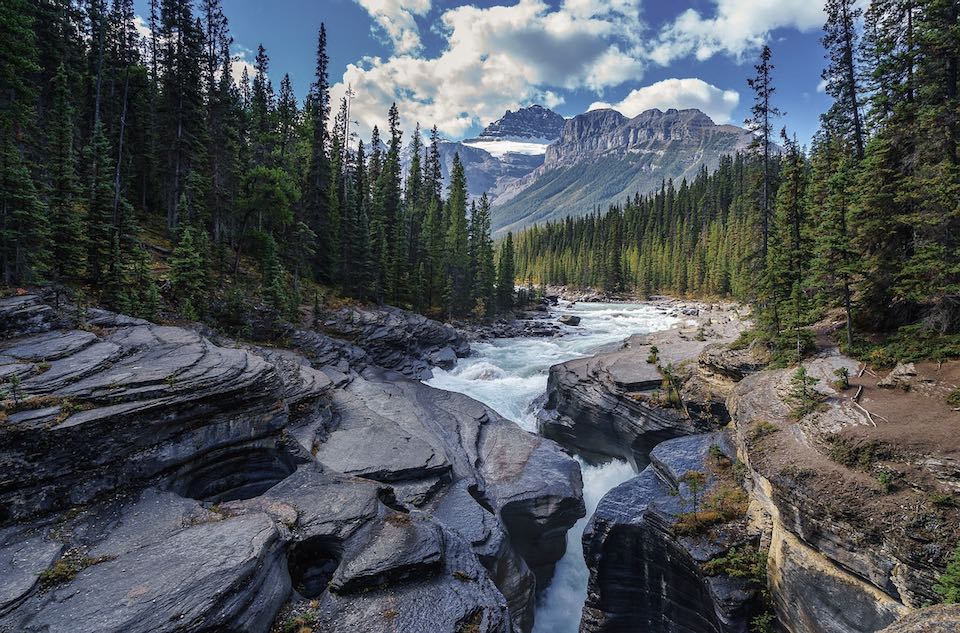 route des glaciers canada
