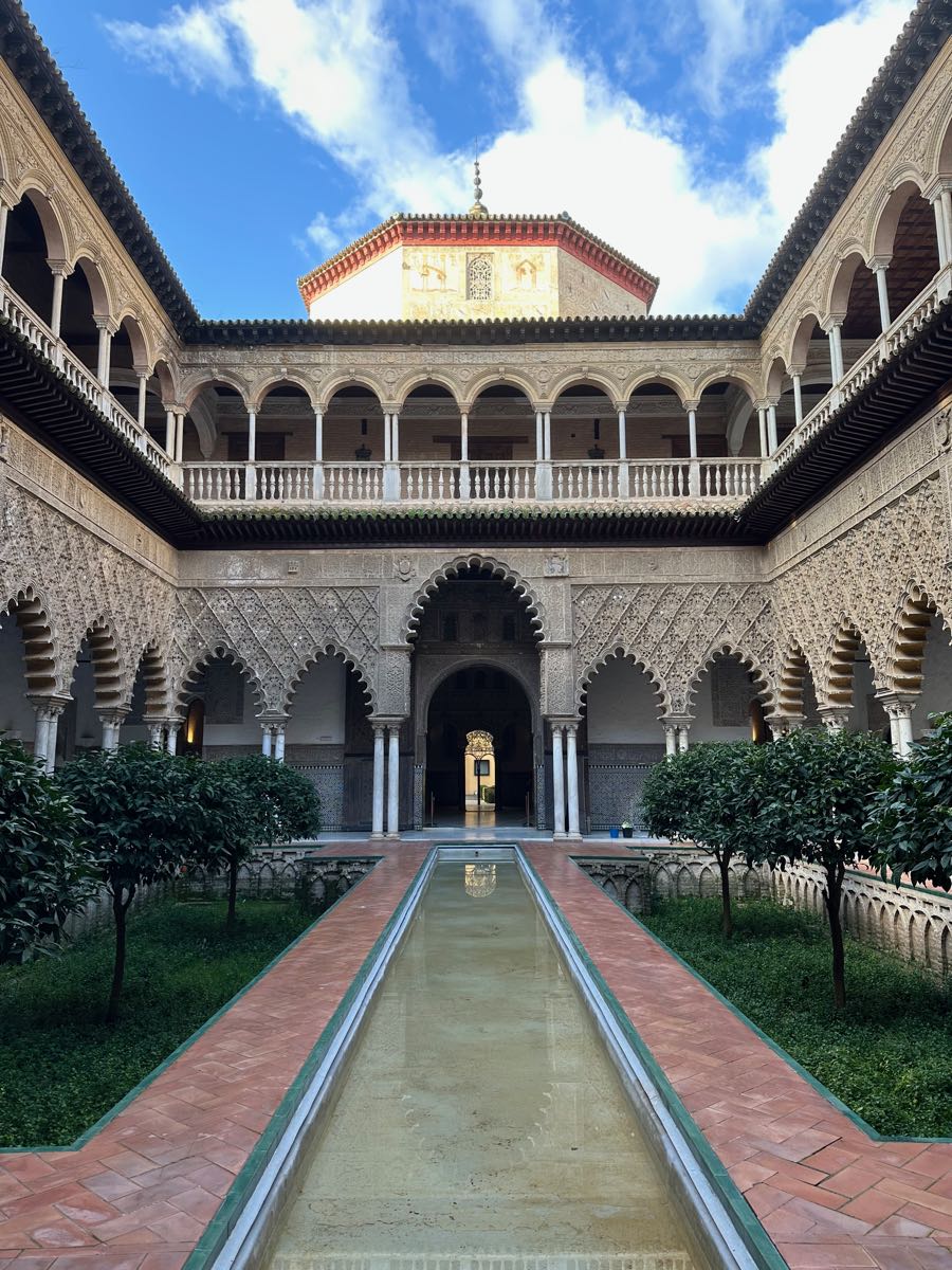 alcazar seville en famille